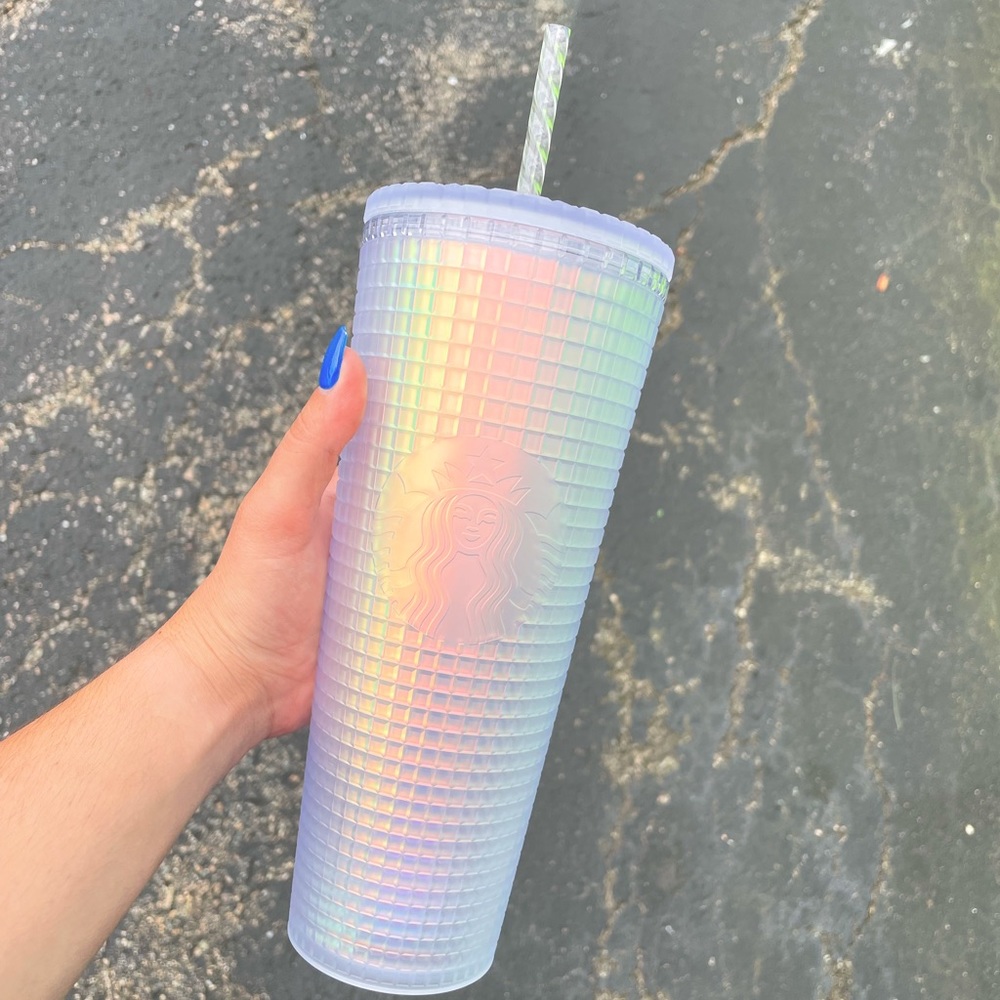 🆕 Starbucks Matte 🦄 Unicorn🦄 Grid Tumbler